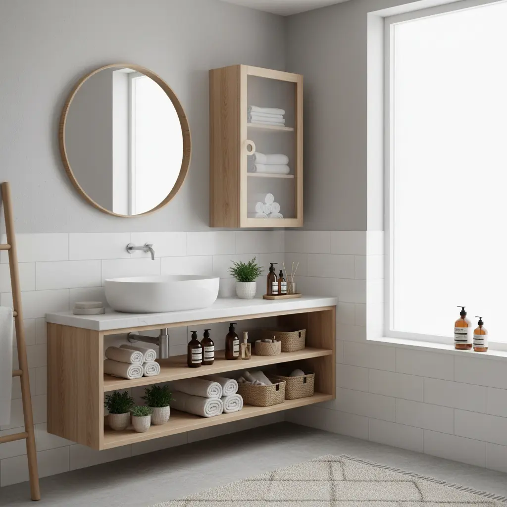 Ventilationssystem diagram för badrum enligt svenska BBR-krav med luftflödesriktningar