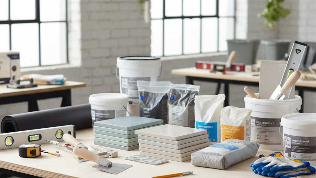 Professionella renoveringsmaterial för DIY badrum från svenska leverantörer