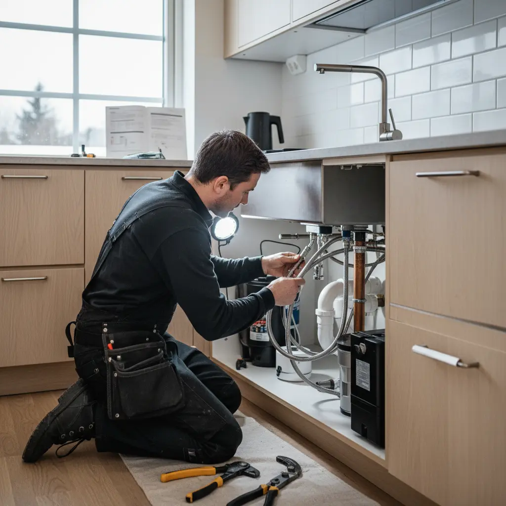 Kostnadsfördelning köksrenovering material arbetskostnad och vitvaror cirkeldiagram