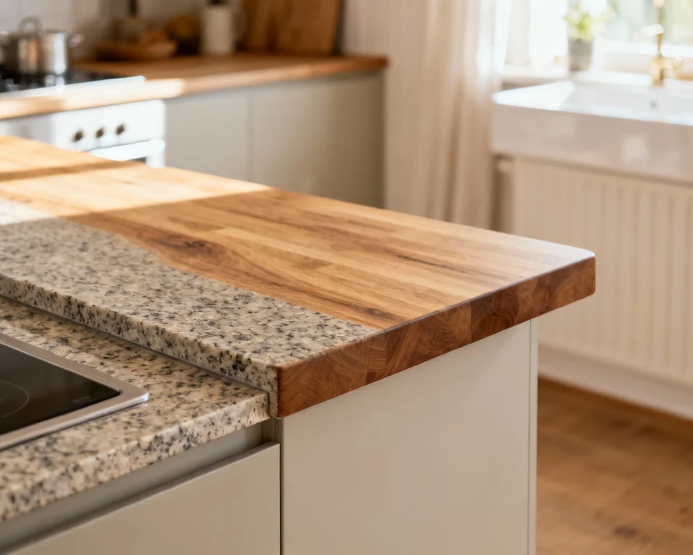 Installering av bänkskiva med monteringslim och precision-justering