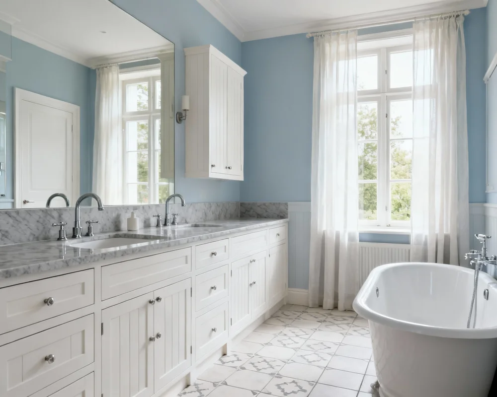 Renoverat badrum med kostnadsöversikt