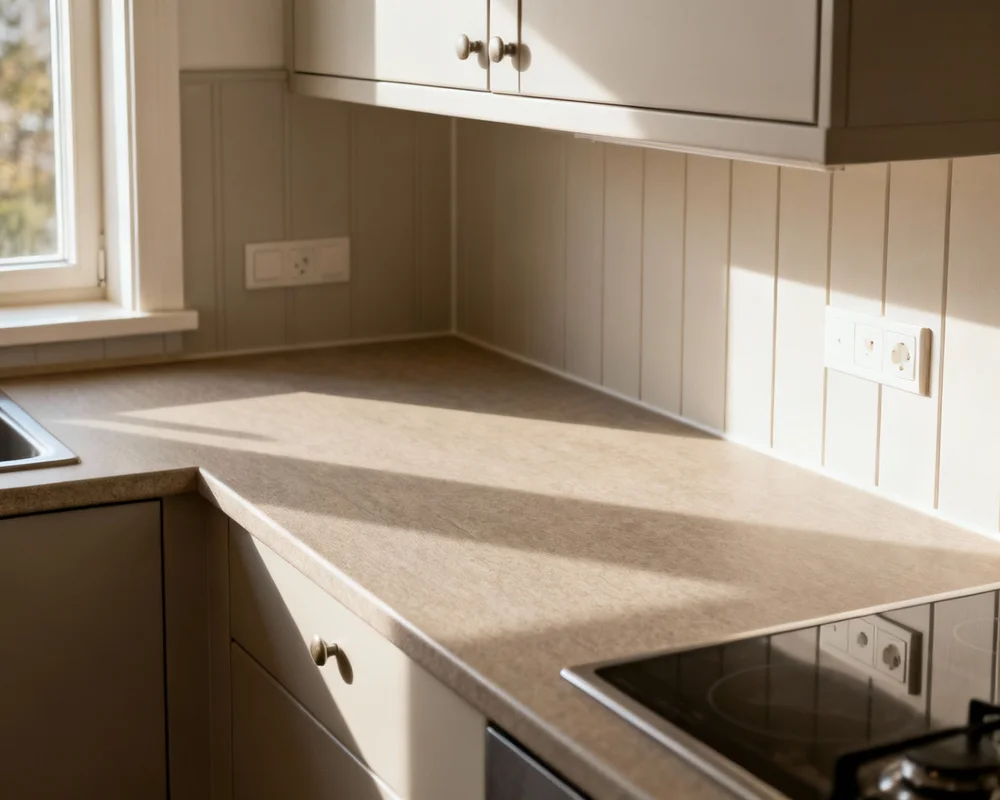 Kompaktlaminat bänkskiva i modernt kök