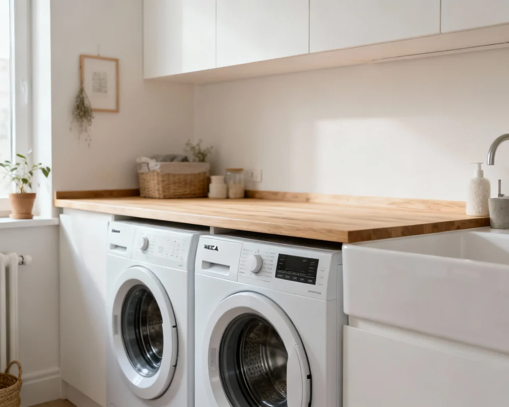 Bänkskiva över tvättmaskin IKEA