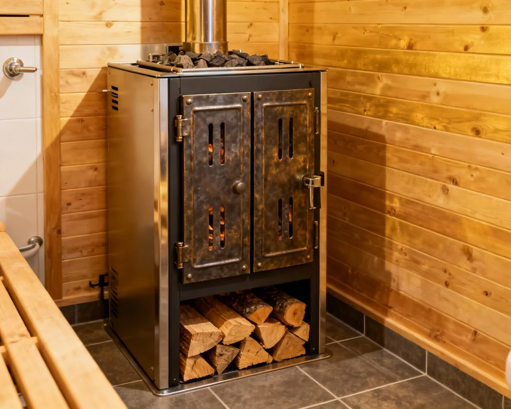 Elektriskt bastuaggregat med stenar