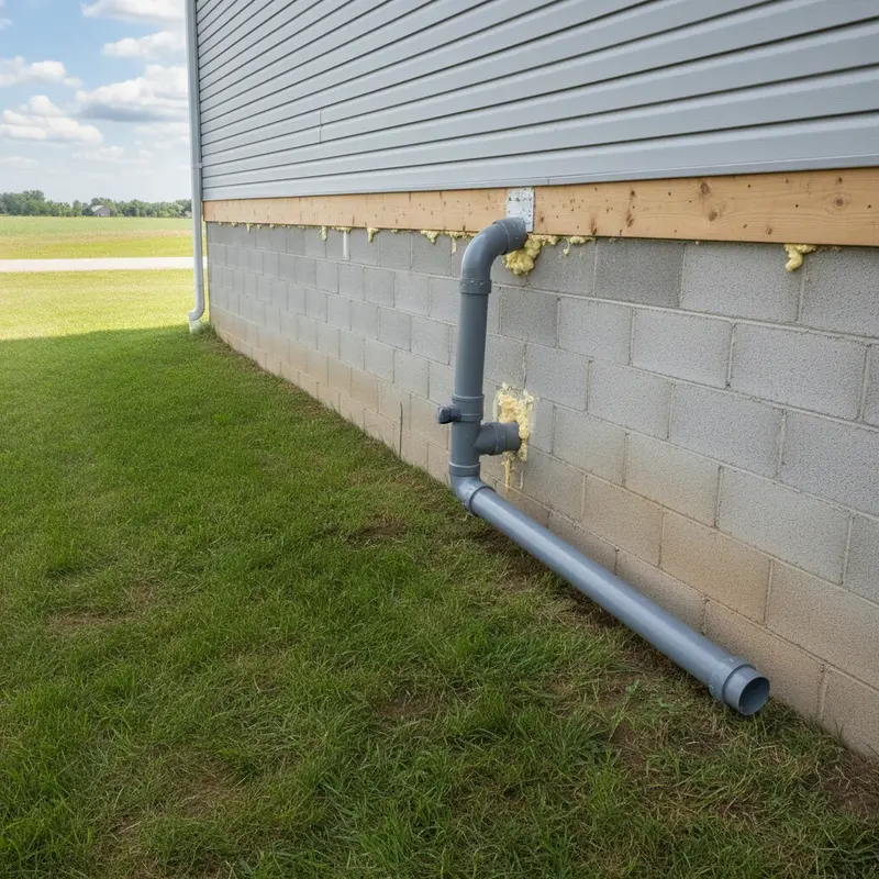 En dräningspump i en pumpbrunn