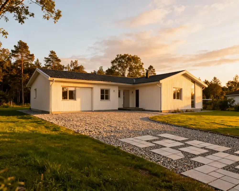 Drivbänk i trädgård med grönsaker