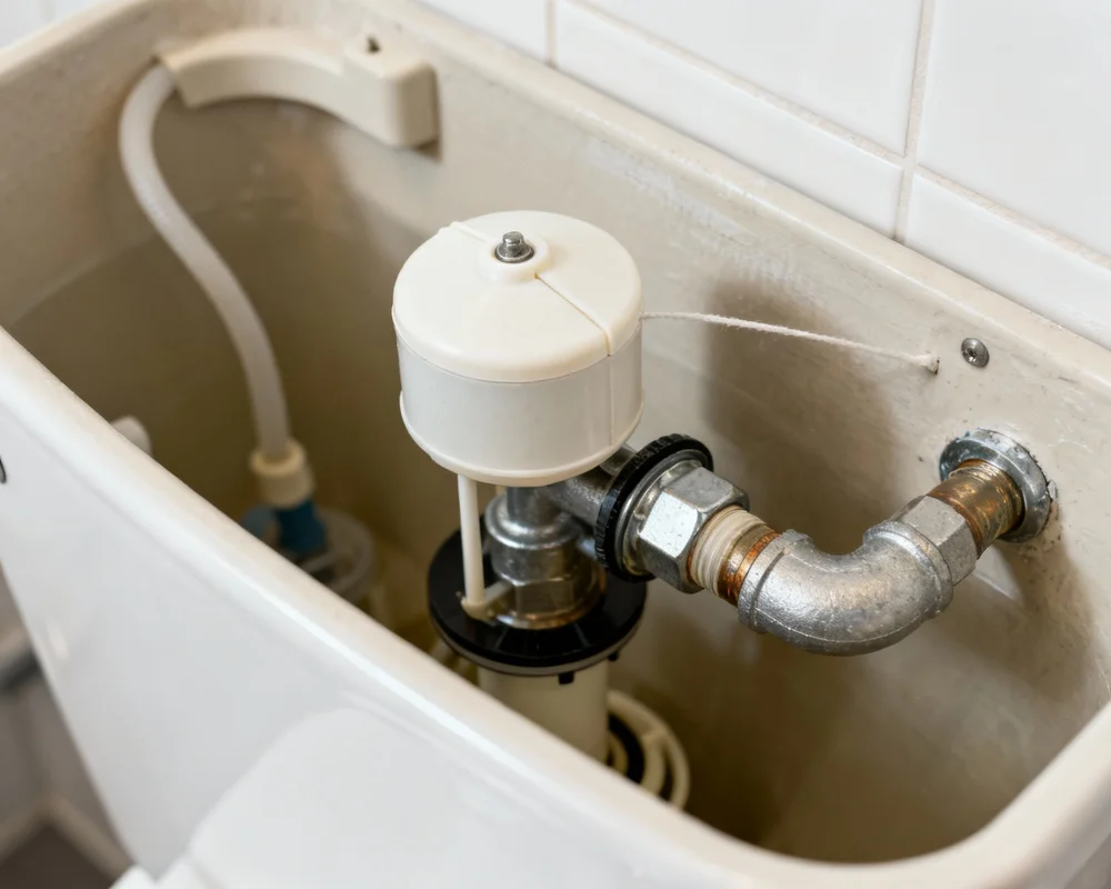 Reparera flottör i toalett