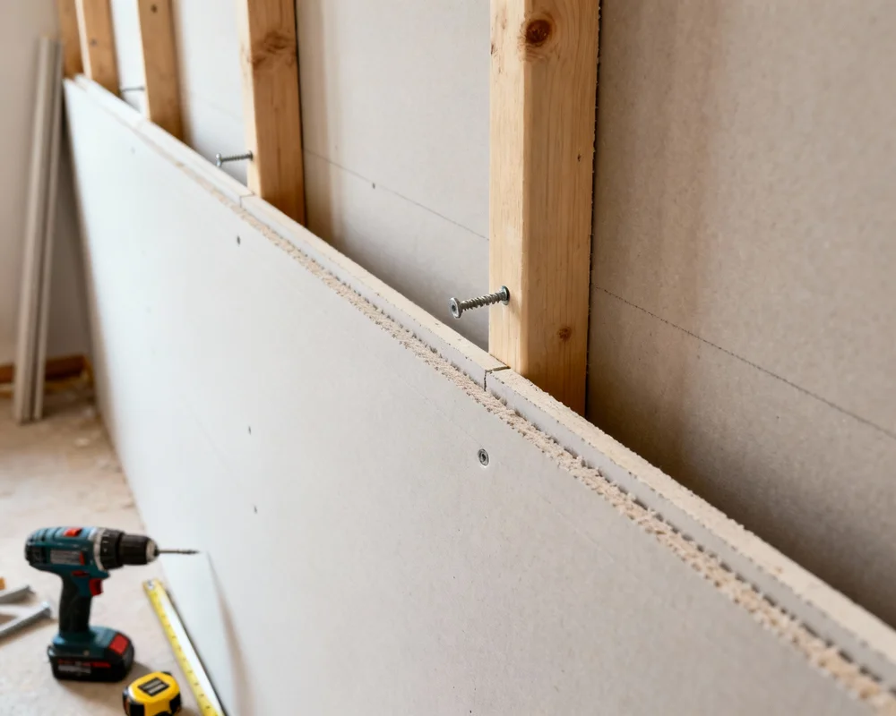 Montering av gipsskivor