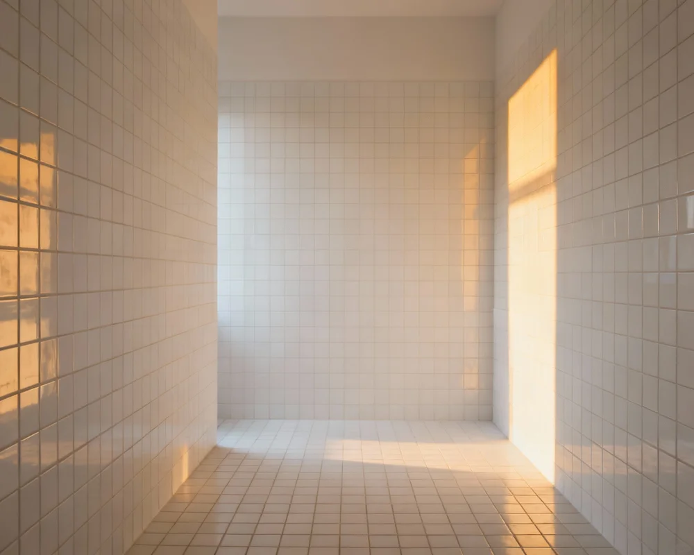 Helkaklat badrum - kakel från golv till tak