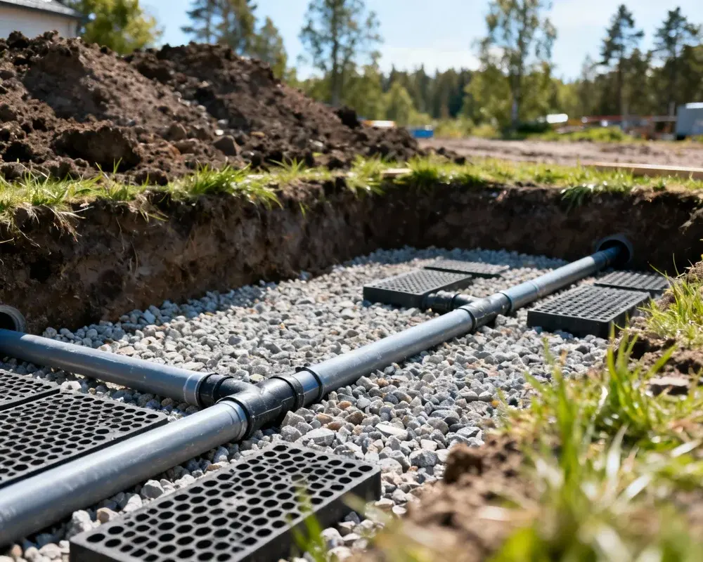 Infiltrationsanläggning för enskilt avlopp