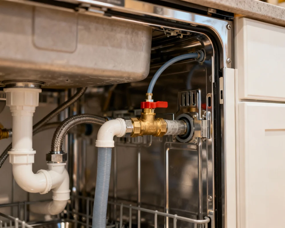 Installera diskmaskin - anslutning och installation