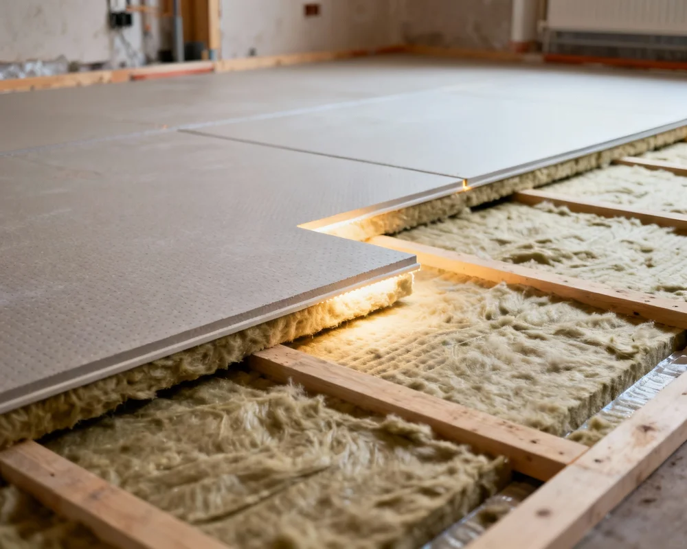Isolering av källargolv med XPS-skivor
