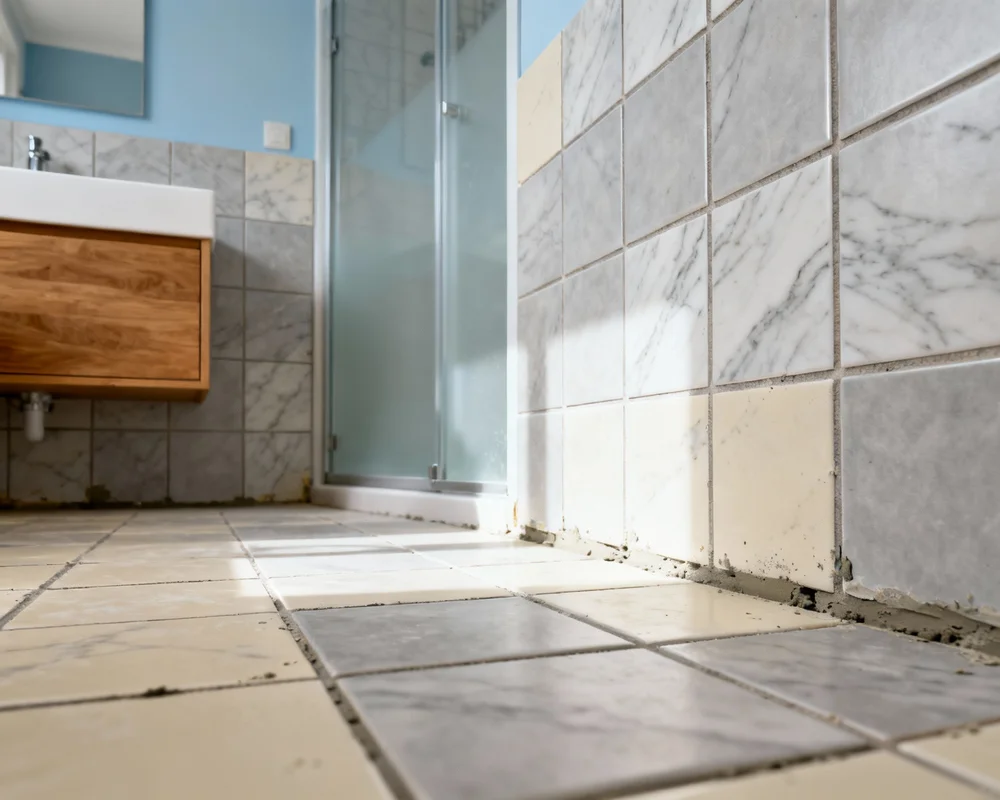 Kakla över gammalt kakel guide