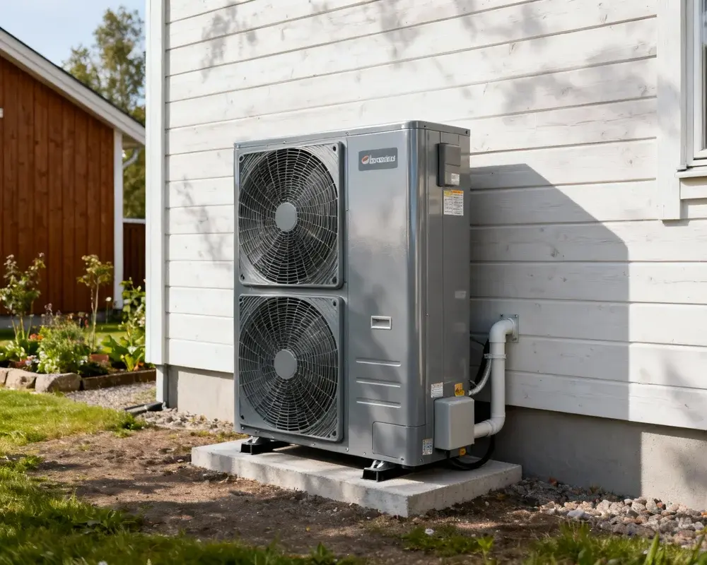 Installation av luftvärmepump