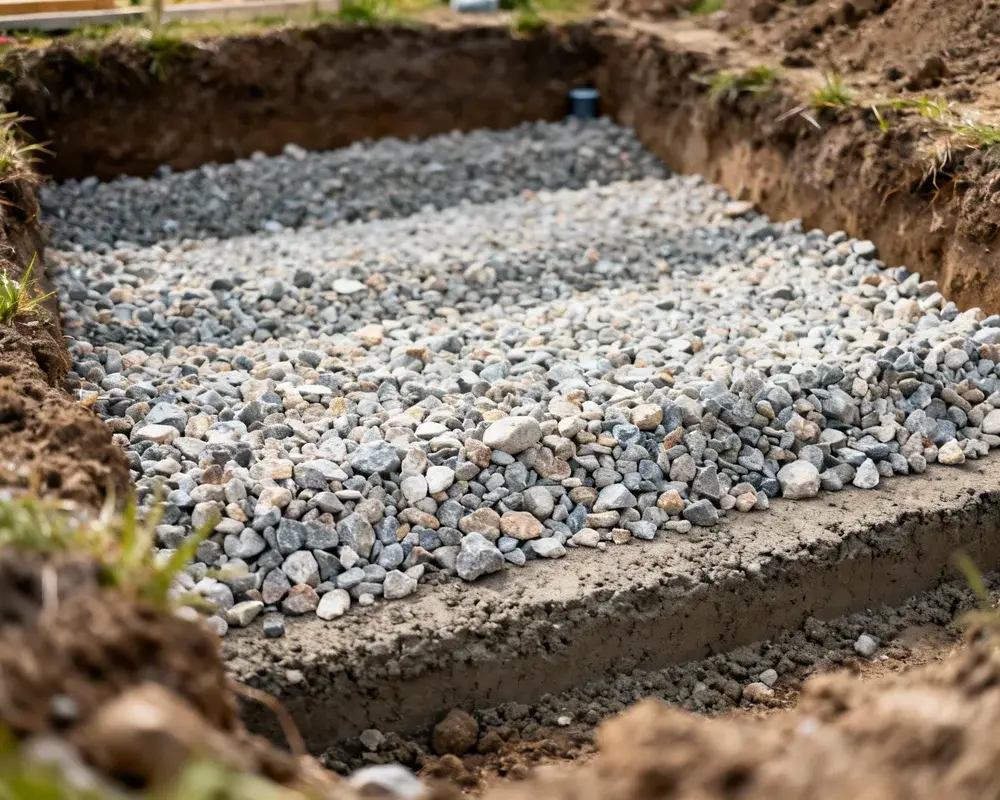 Markbädd för avlopp