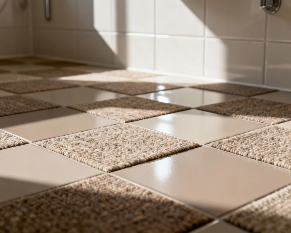 Matta plattor badrum inspiration