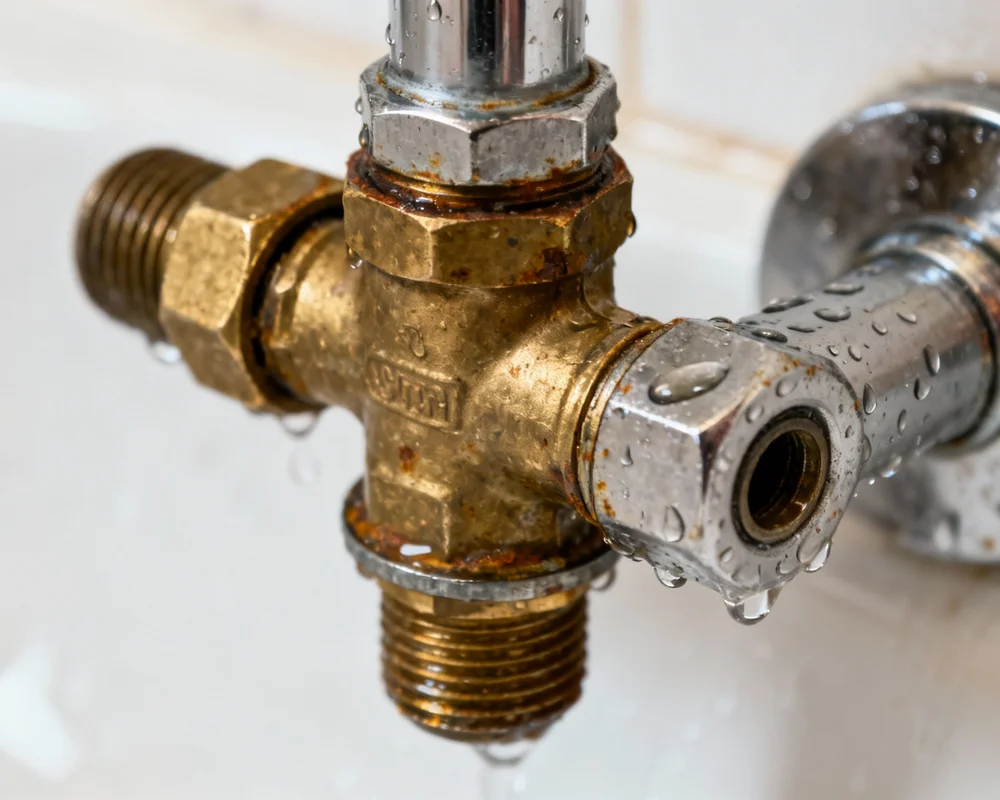 Bottenventil med bräddavlopp