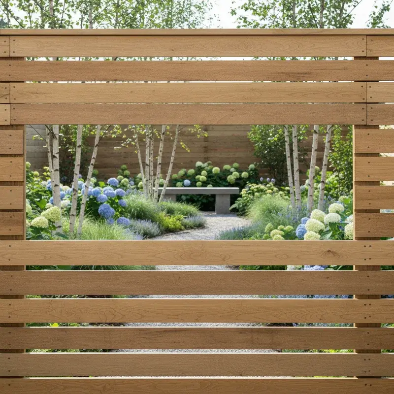 Plank bygge för insynsskydd