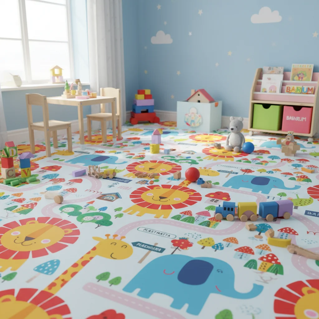 Plastmatta Barnrum 2025