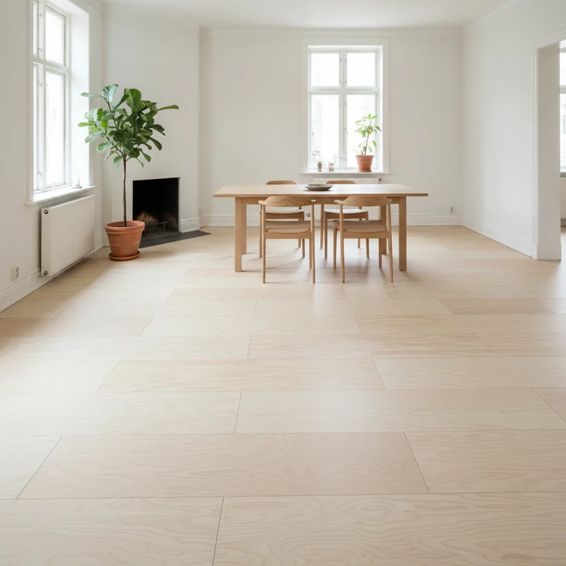 Plywood golv och undergolv