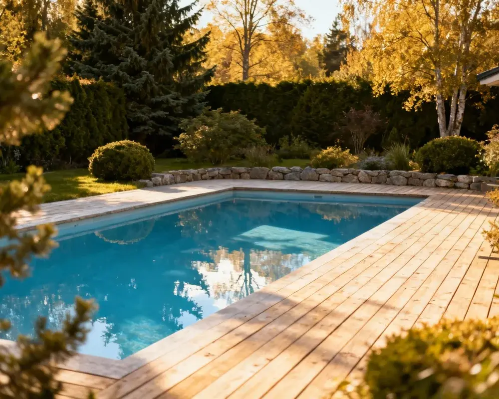 Pool bygge och installation