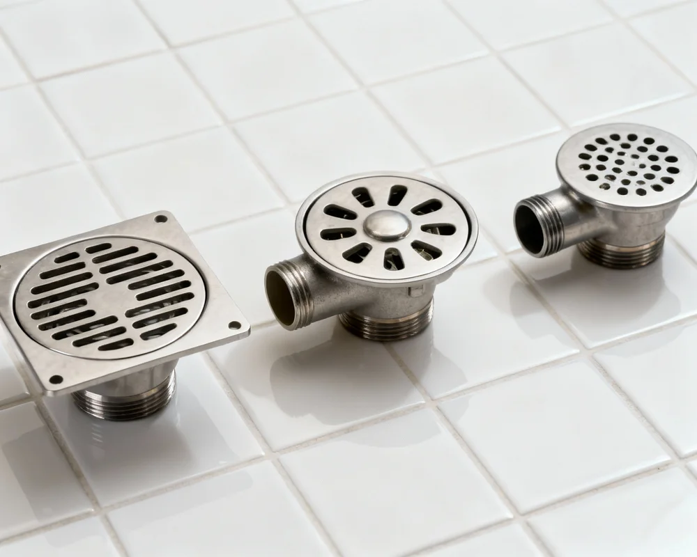 Jämförelse gammal och ny golvbrunn