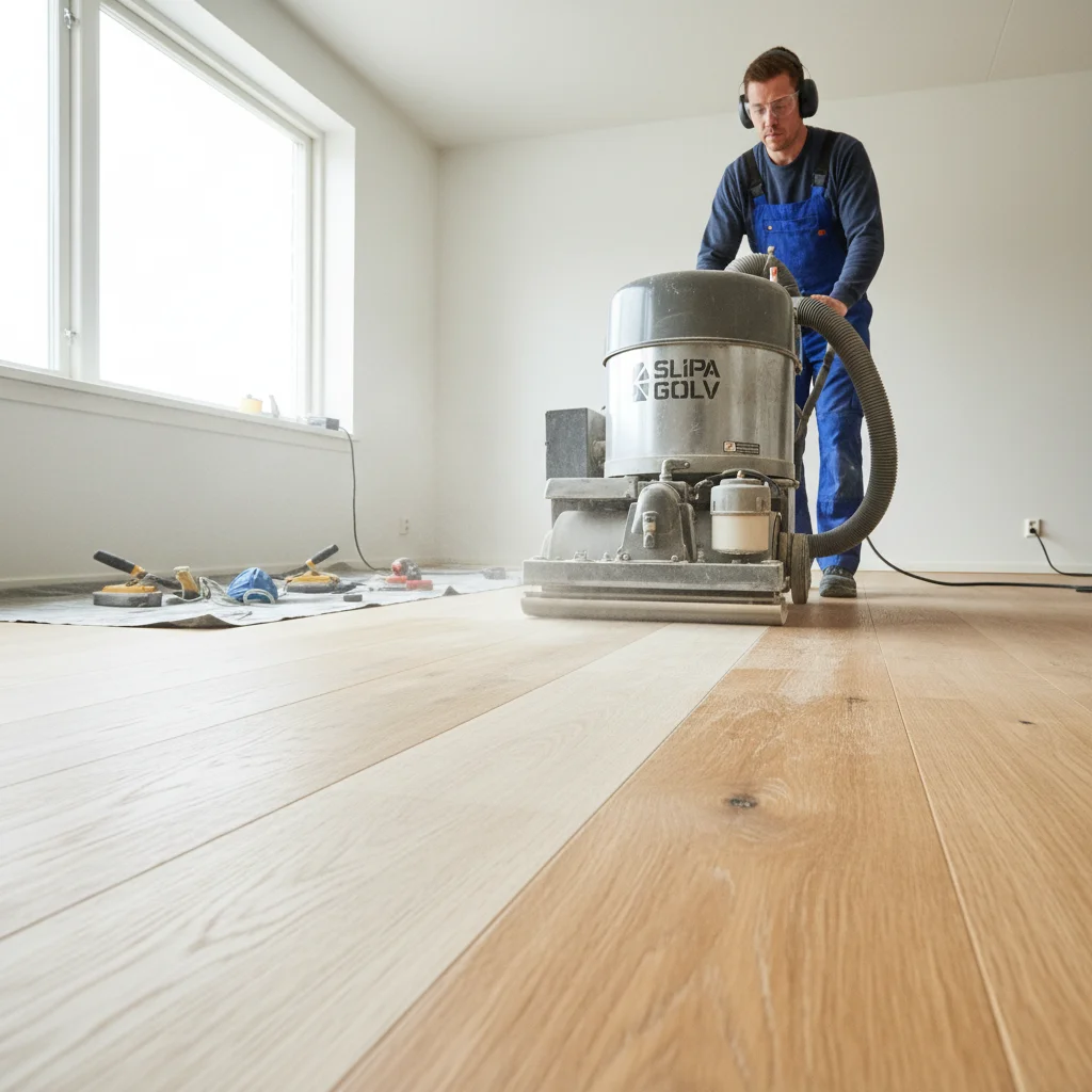 Slipa Parkett Kostnad 2025