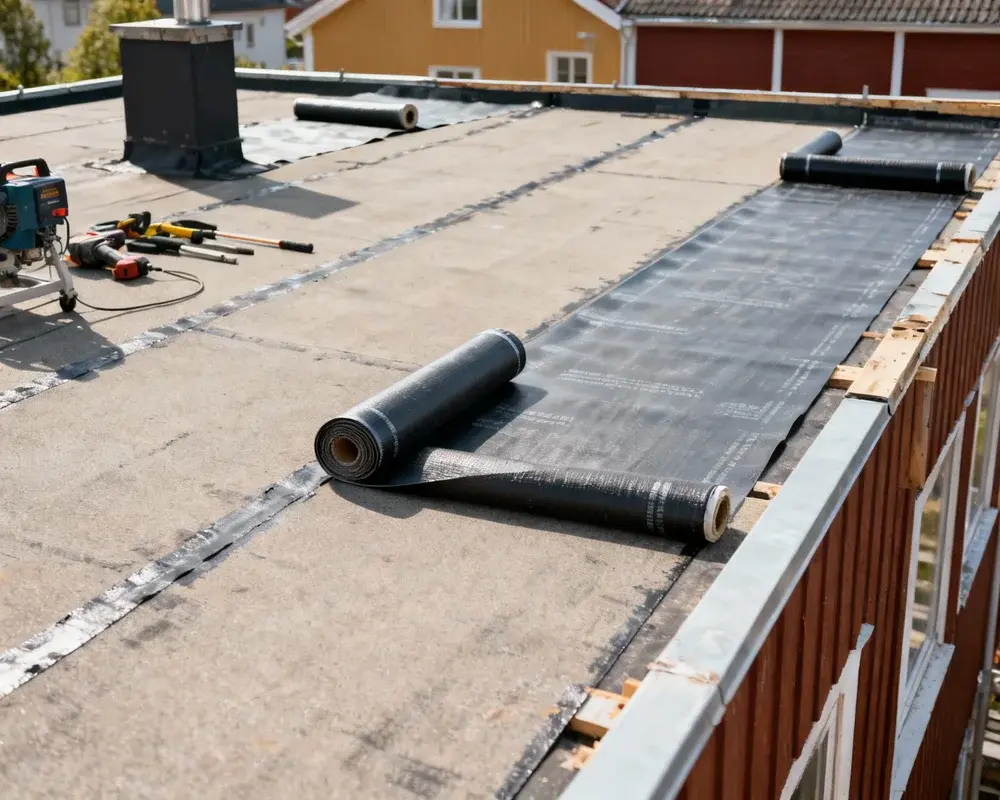 Takrenovering plåttak guide