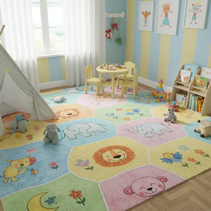 Textilmatta Barnrum 2025