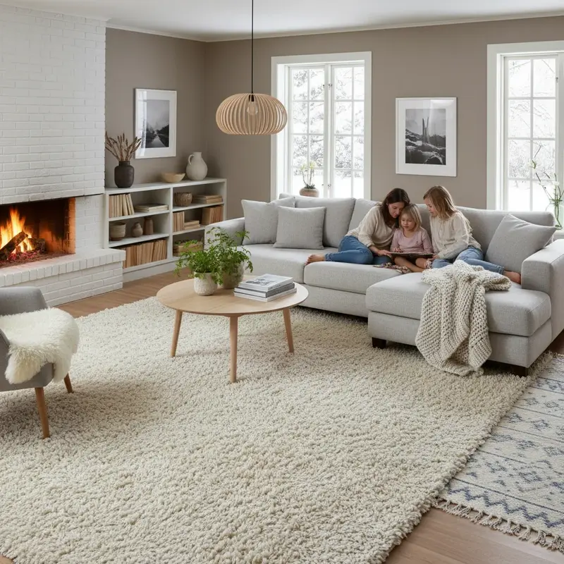 Textilmatta Vardagsrum 2025