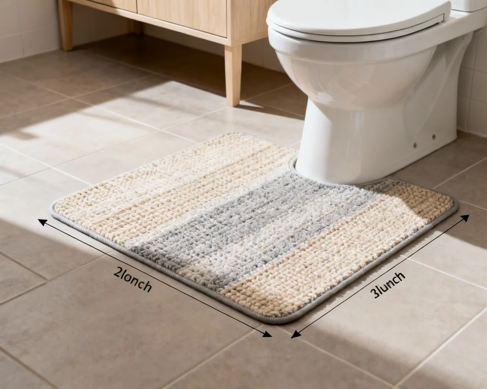 Teknisk ritning med standardmått för toalettstol