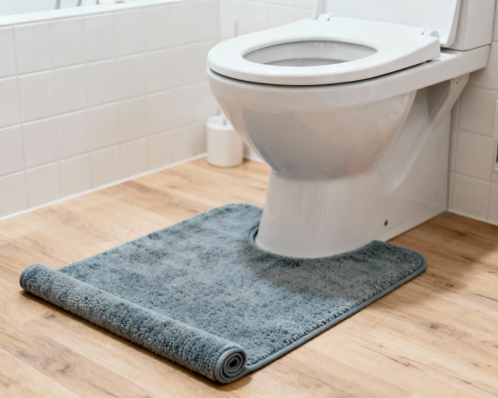 Badrumsplanering med korrekta avstånd runt toalettstolen