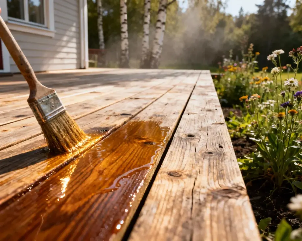 Trall olja och altan underhåll