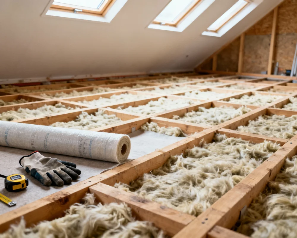 Trossbotten isolering för varmare golv