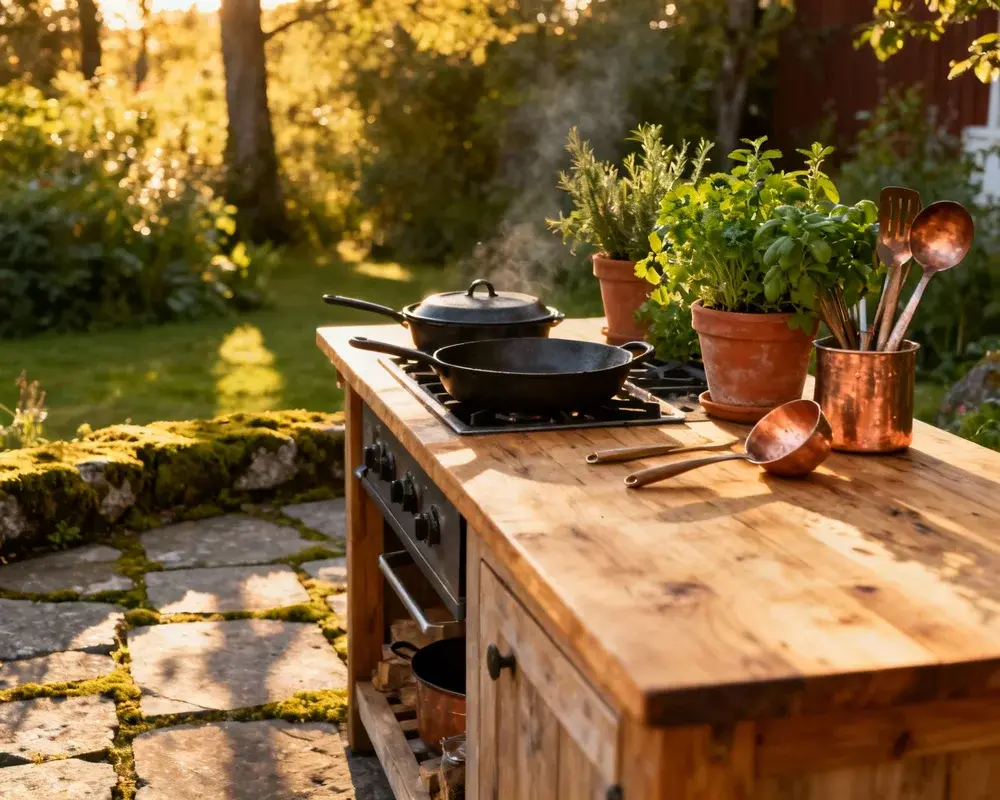 Utekök design och planering