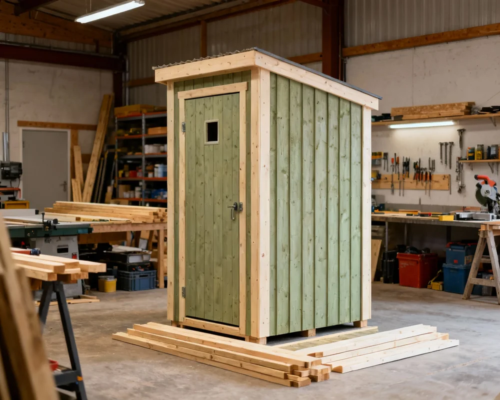 Byggsats för utedass