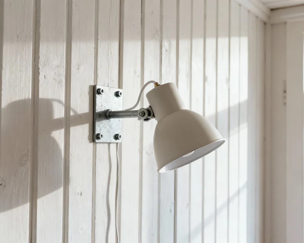 Vägglampa montering guide