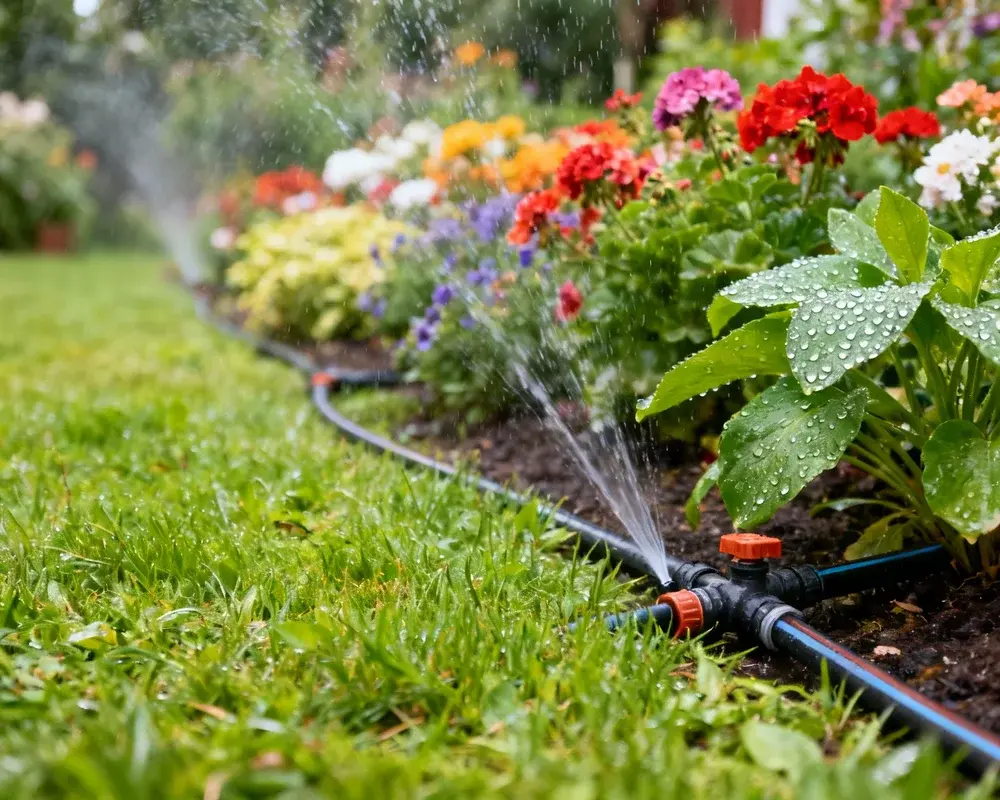 Vattenledning trädgård guide