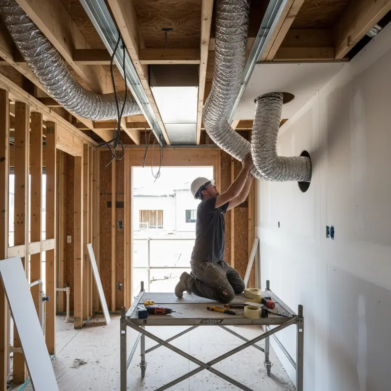 Professionell installation av ventilationskanal