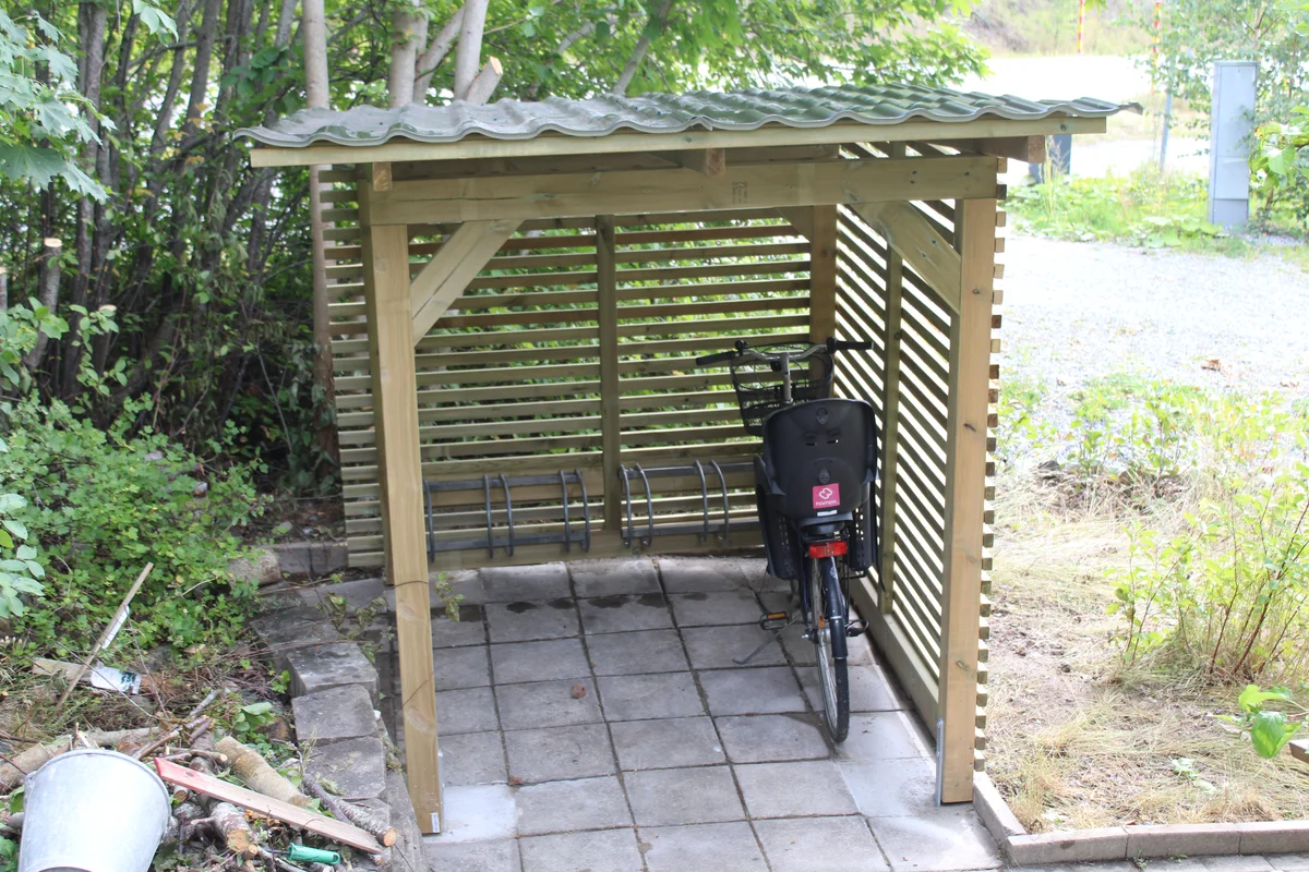 Test med cykel inuti