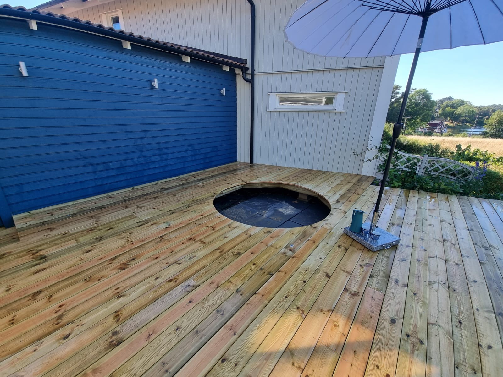 45 m² altan i Gustavsberg med jacuzzi-förberedelse