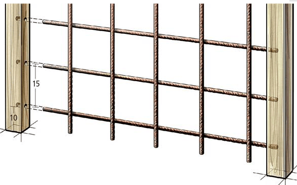 Armeringsnät staket (1,2m)